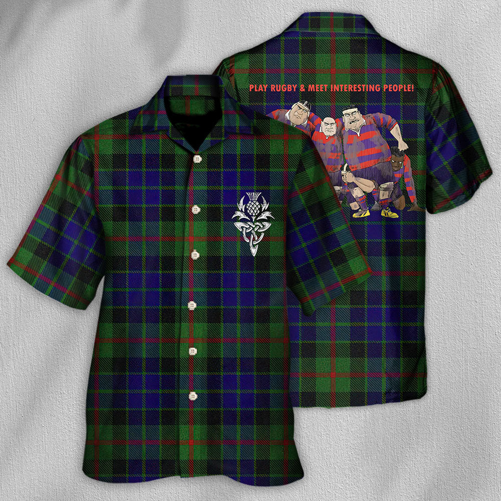 Tartan Love You Style - Hawaiian Shirt