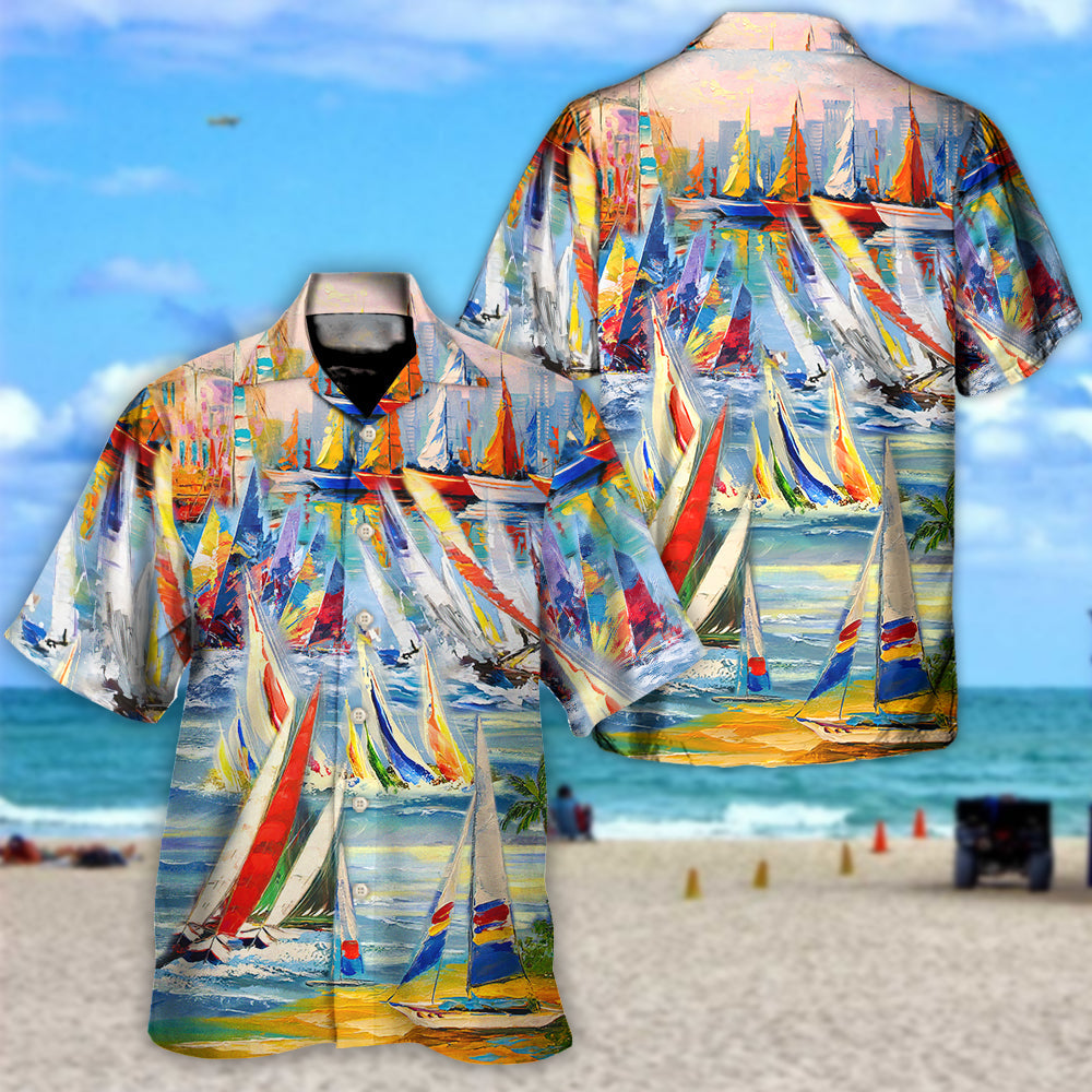 Sailing Every Time I Slip Into The Ocean, It’s Like Going Home - Hawaiian Shirt