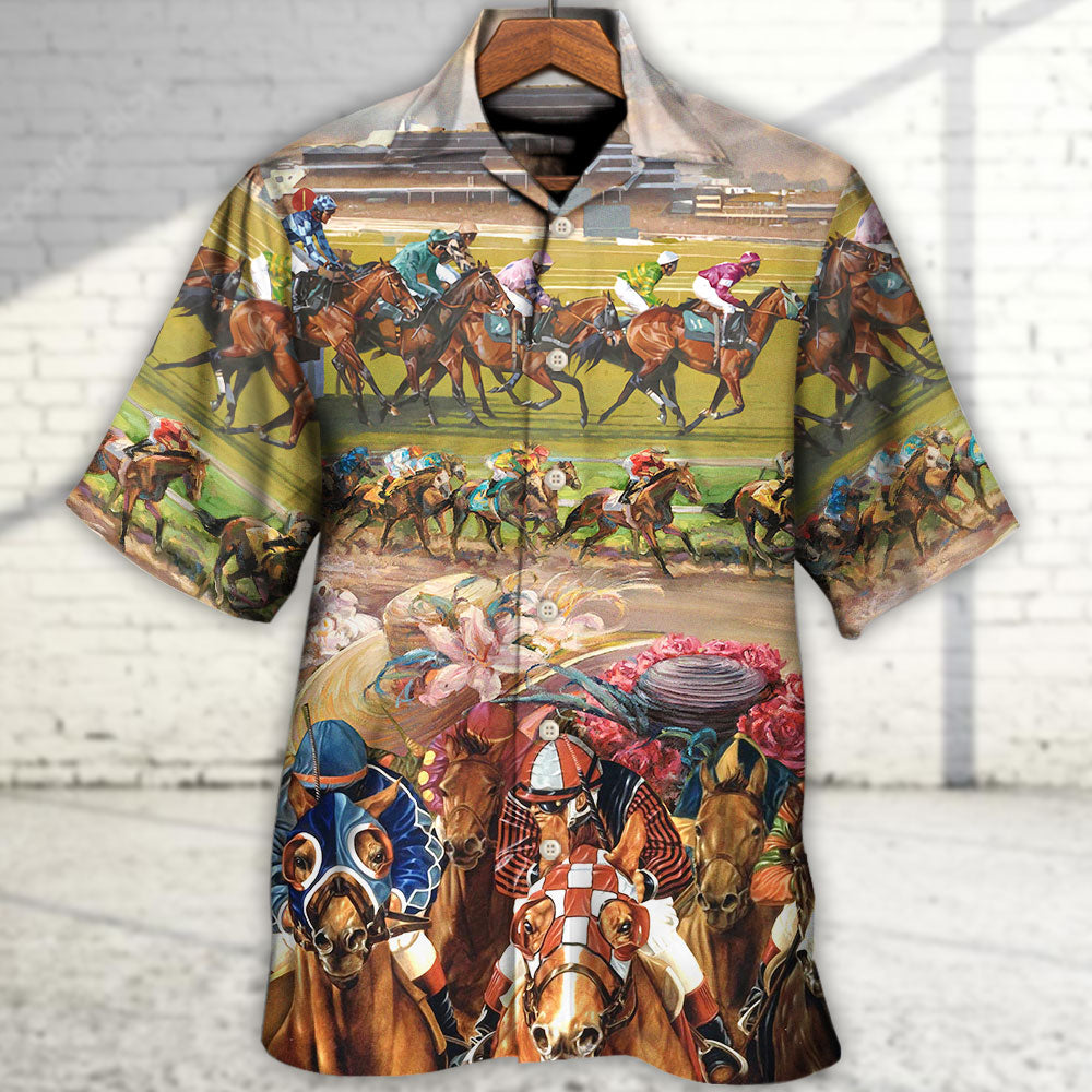 Horseback Riding What I Like People Mornings My Horse - Hawaiian Shirt