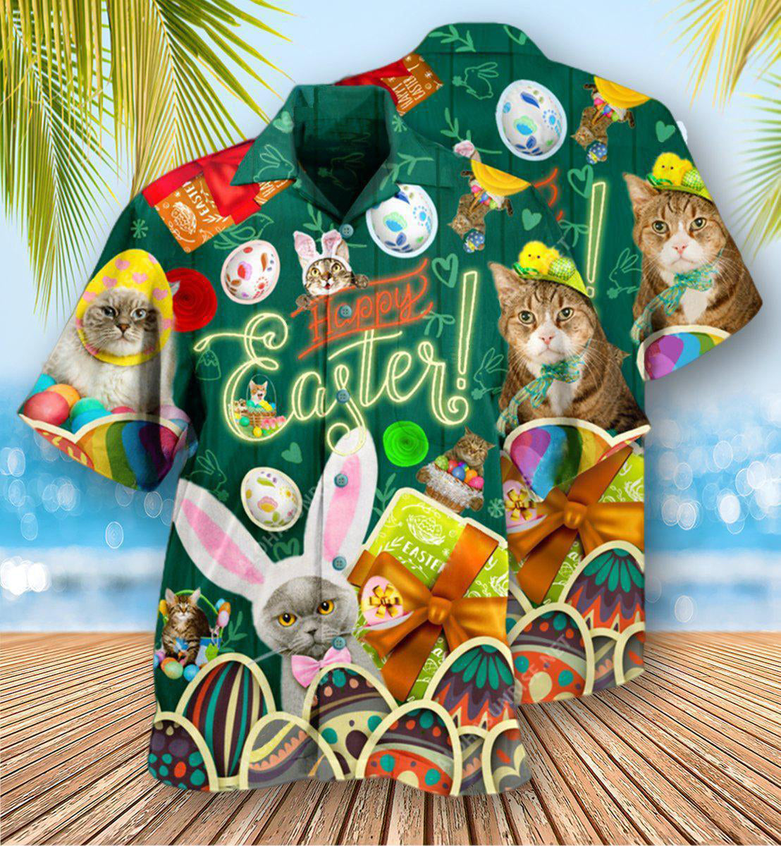 Cat Easter Blessings To You And Your Cats - Hawaiian Shirt