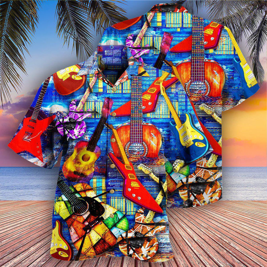 Guitar Life Is Full Of Choices And I Choose - Hawaiian Shirt