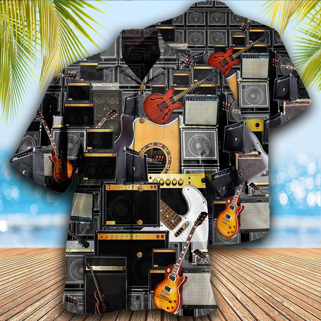 Music Control A Big Amplifier As Control An Elephant - Hawaiian Shirt